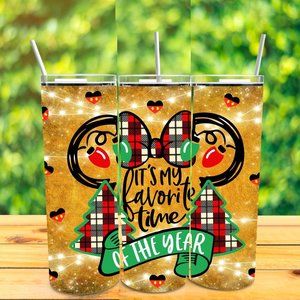 It's my favorite time of Year Micky /Minnie 20 oz  insulated tumbler